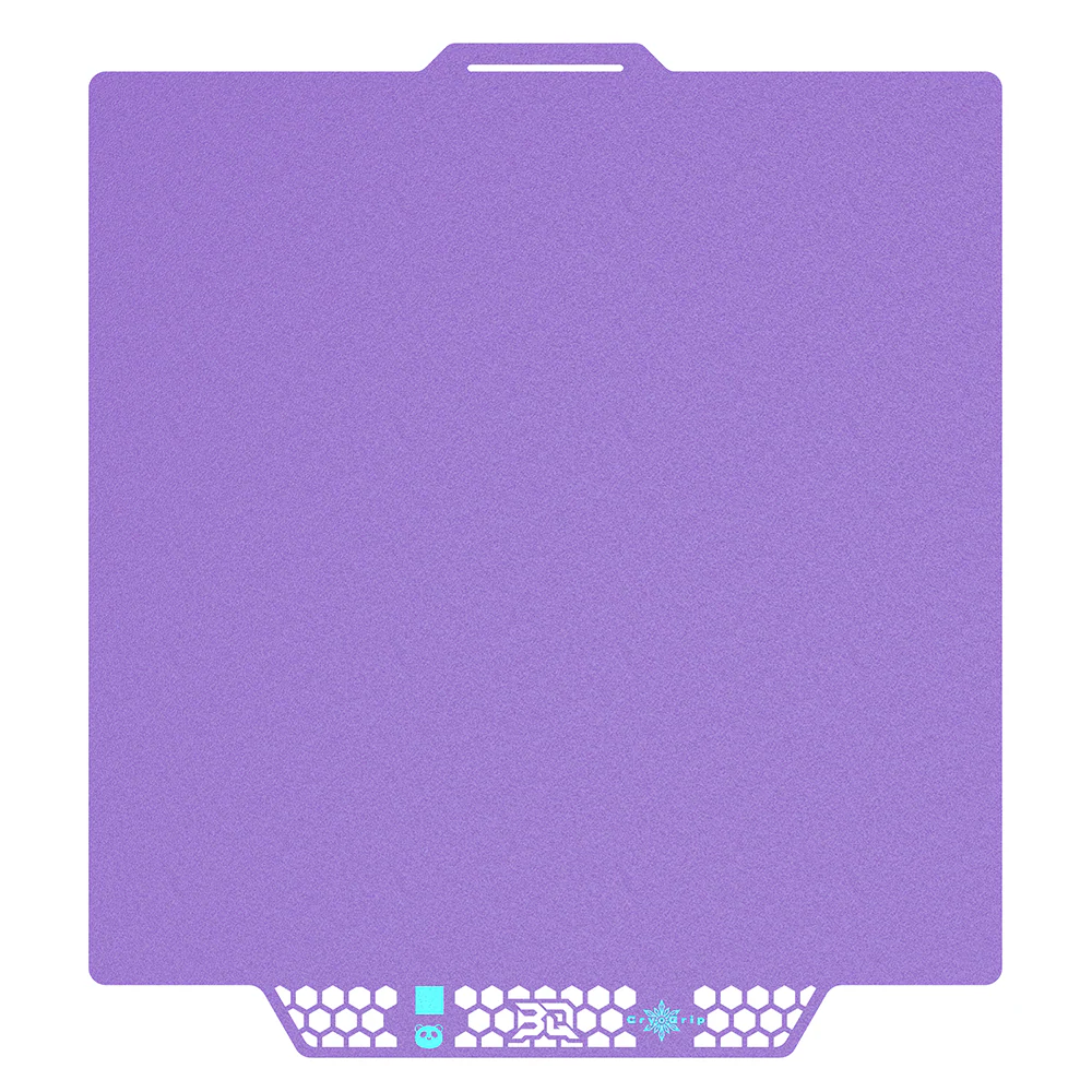 BIQU Panda CryoGrip Pro Build Plate for Bambu Lab X1C/P1S/A1 – Double-Sided Low-Temp Magnetic Spring Steel Plate Purple Glacier