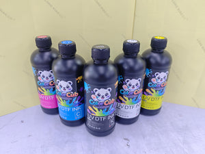 Color Cub UV Inks White, Black, Yellow, Magenta, Cyan
