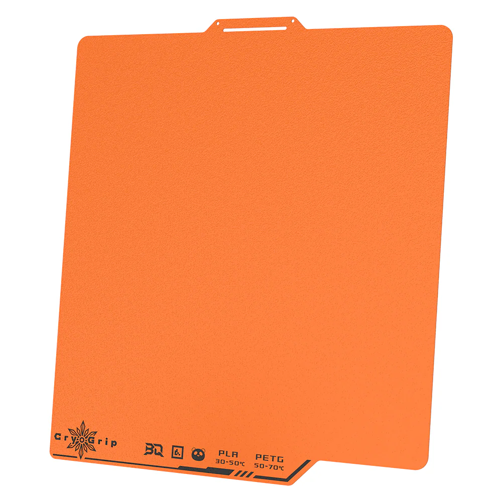 BIQU Panda BuildPlate CryoGrip Pro for Bambu X2D/X1/P1/P2/A1/A1 - Orange