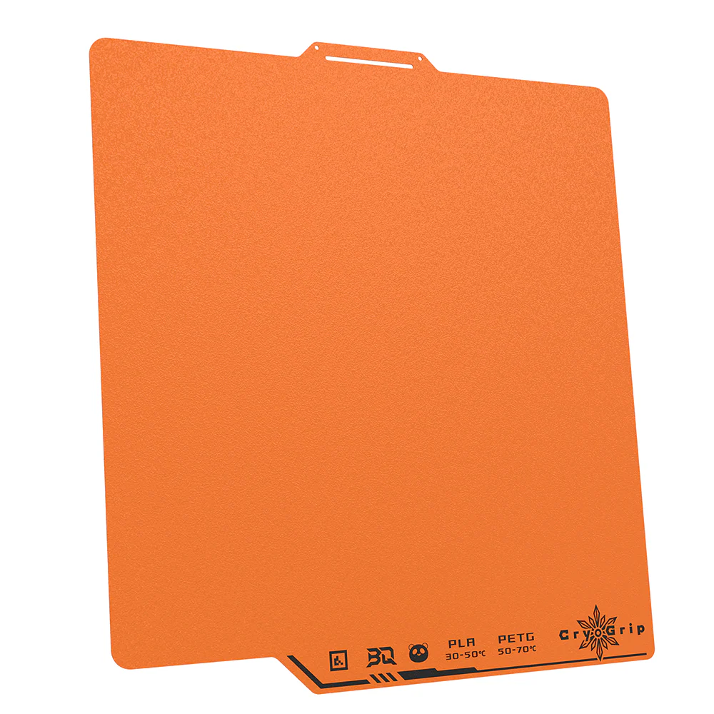 BIQU Panda BuildPlate CryoGrip Pro for Bambu X2D/X1/P1/P2/A1/A1 - Orange