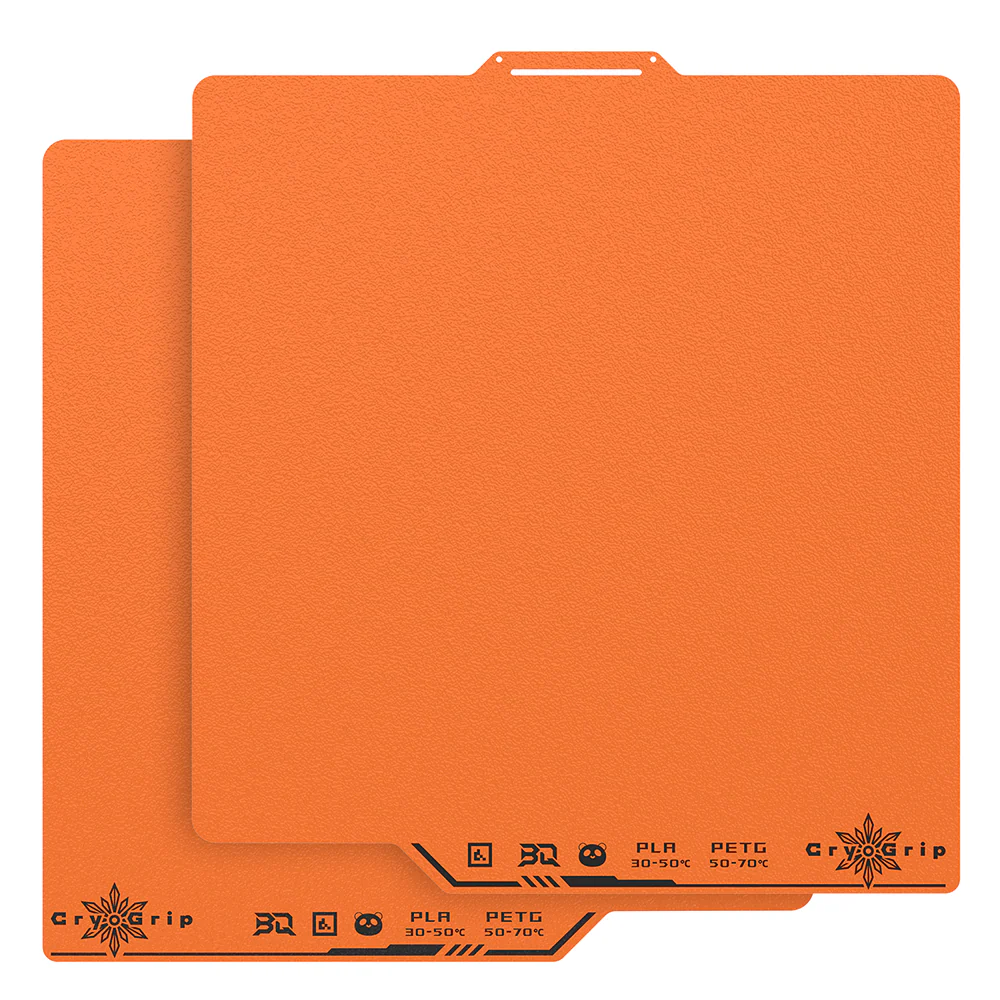 BIQU Panda BuildPlate CryoGrip Pro for Bambu X2D/X1/P1/P2/A1/A1 - Orange