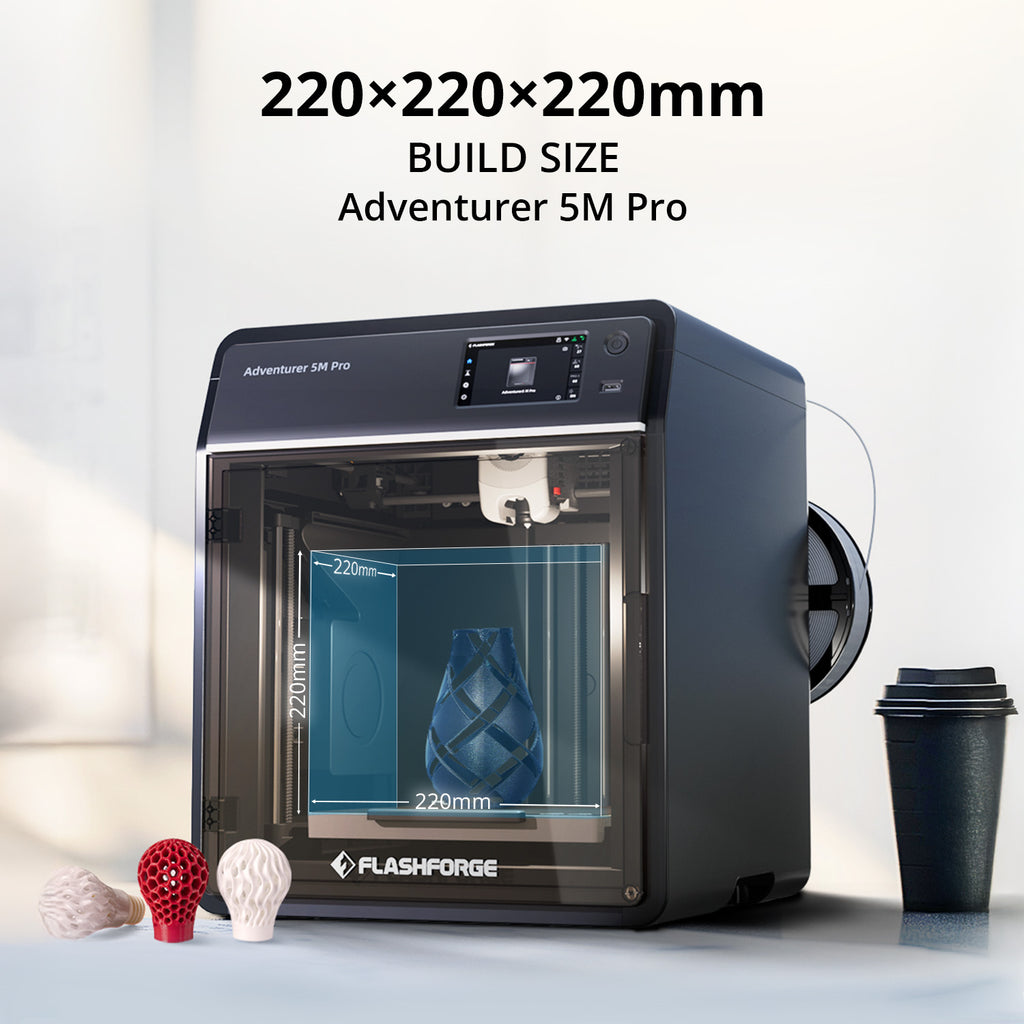 Flashforge Adventurer 5M Pro 3D Printer, Enclosed CoXY Metal Structure, Safe for Home Use