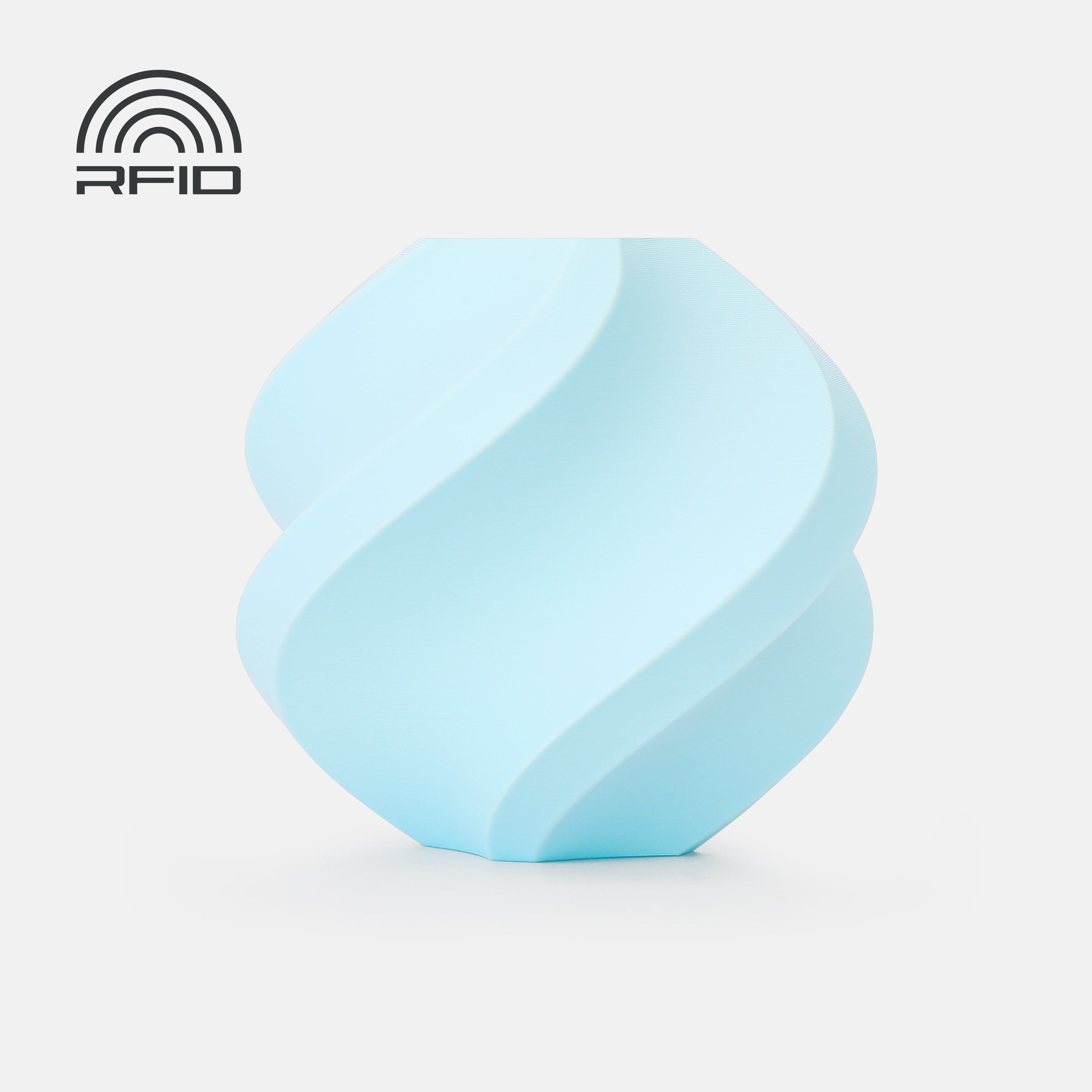 PLA Pure Baby Blue Filament w/ Spool