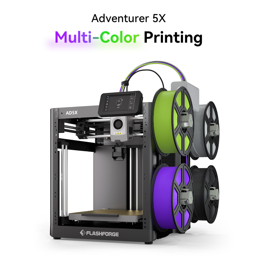 Flashforge AD5X – Multicolor 3D Printer for High-Speed, Full-Color Printing