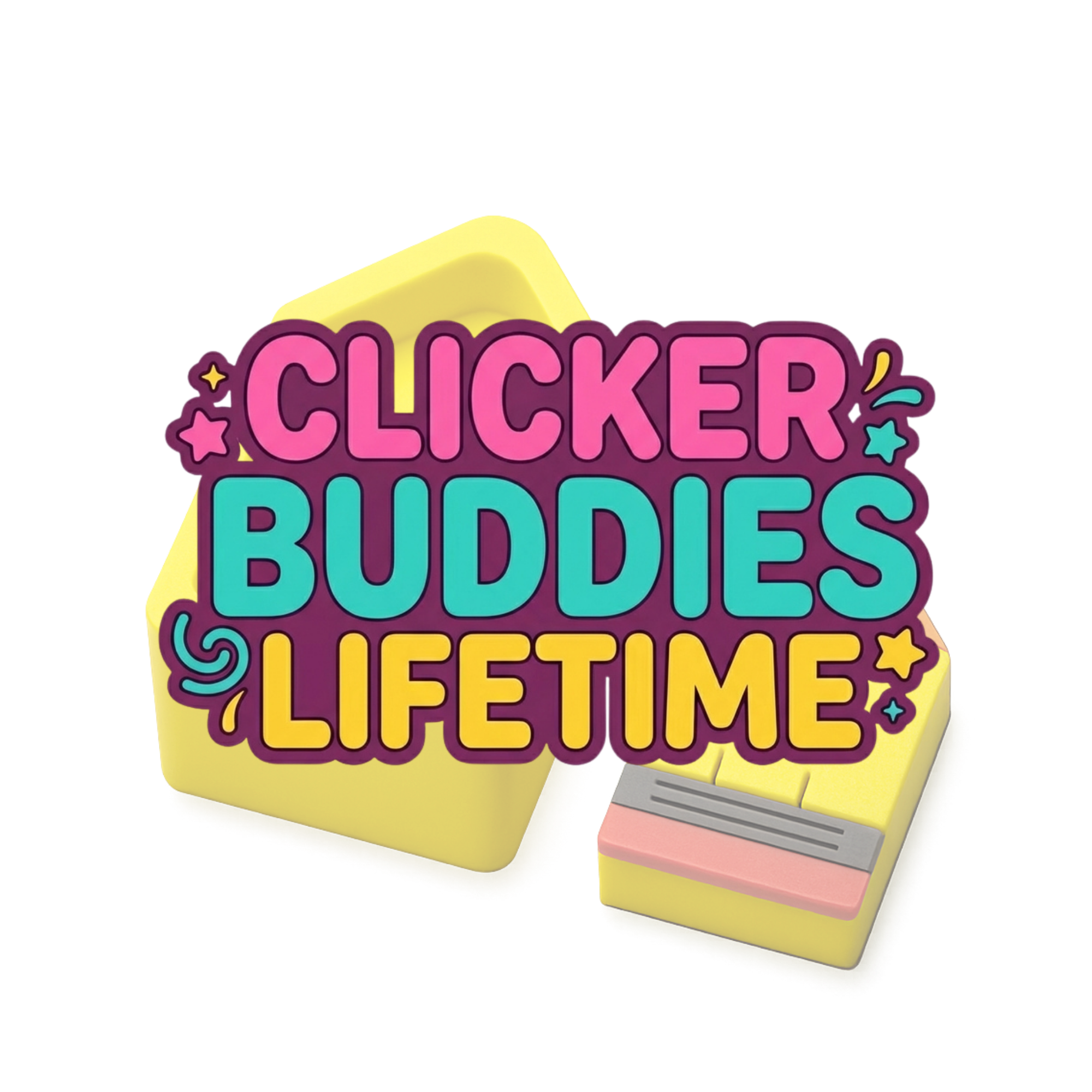 🖱️ LIFETIME Clicker Buddies – 3D Printable Designs