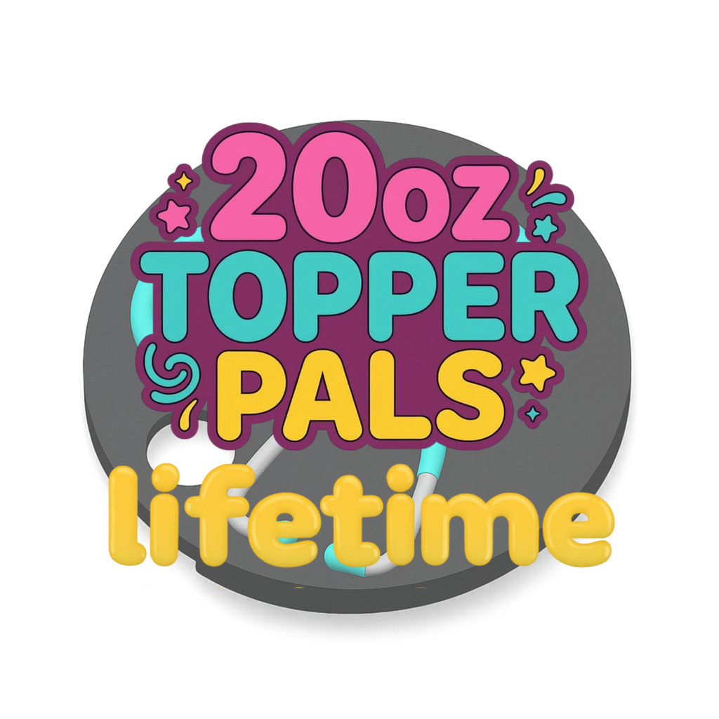 LIFETIME 🧁 20oz Topper Pals – 3D Printable Digital Files (3MF)