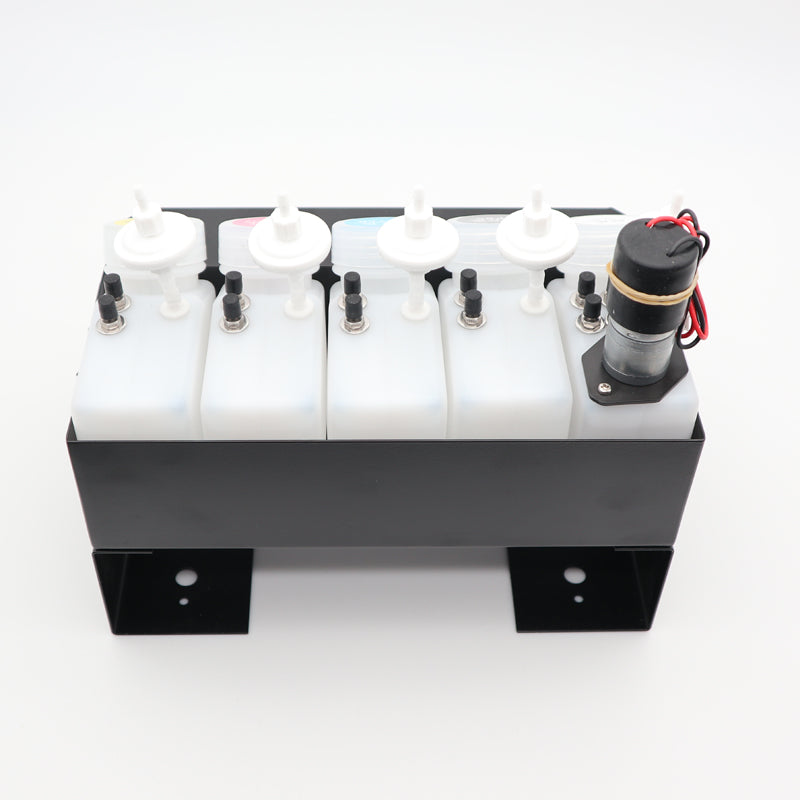 260ML DTF CISS Continuous Ink Supply Tank System for Epson ET 8550 L1800 L18050 L805 Printer White Ink Circulation