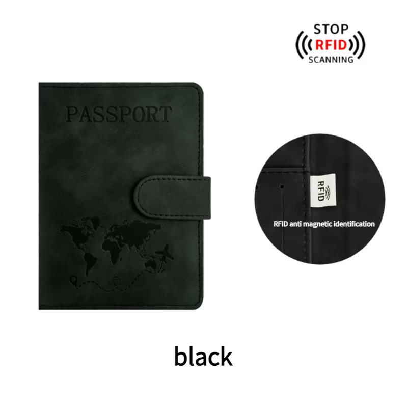 🌍 Passport Holder + Luggage Tag Pack — Perfect for UV Printing &amp; Engraving