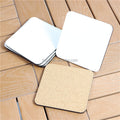 Cork‑Backed 4x4" Coaster Blanks — Pack of 2 (In‑Store Pickup Only)