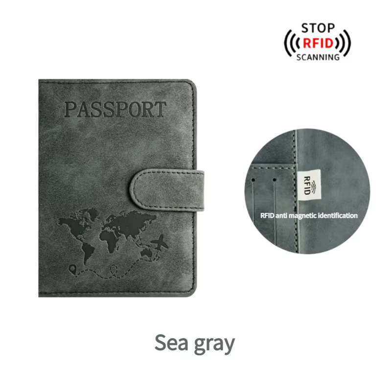 🌍 Passport Holder + Luggage Tag Pack — Perfect for UV Printing &amp; Engraving