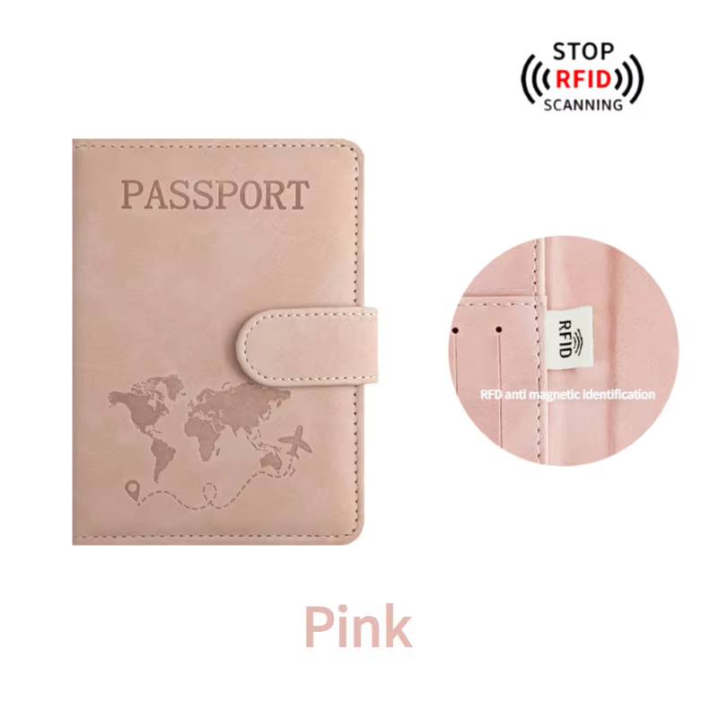 🌍 Passport Holder + Luggage Tag Pack — Perfect for UV Printing &amp; Engraving