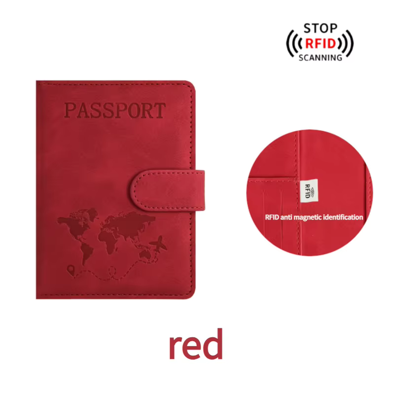 🌍 Passport Holder + Luggage Tag Pack — Perfect for UV Printing &amp; Engraving