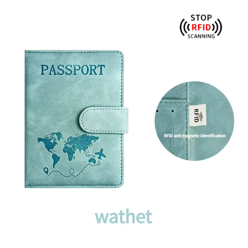🌍 Passport Holder + Luggage Tag Pack — Perfect for UV Printing &amp; Engraving