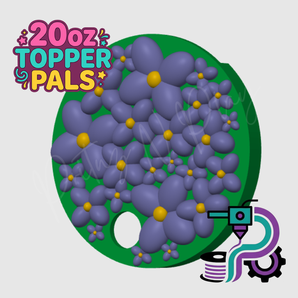 LIFETIME 🧁 20oz Topper Pals – 3D Printable Digital Files (3MF)