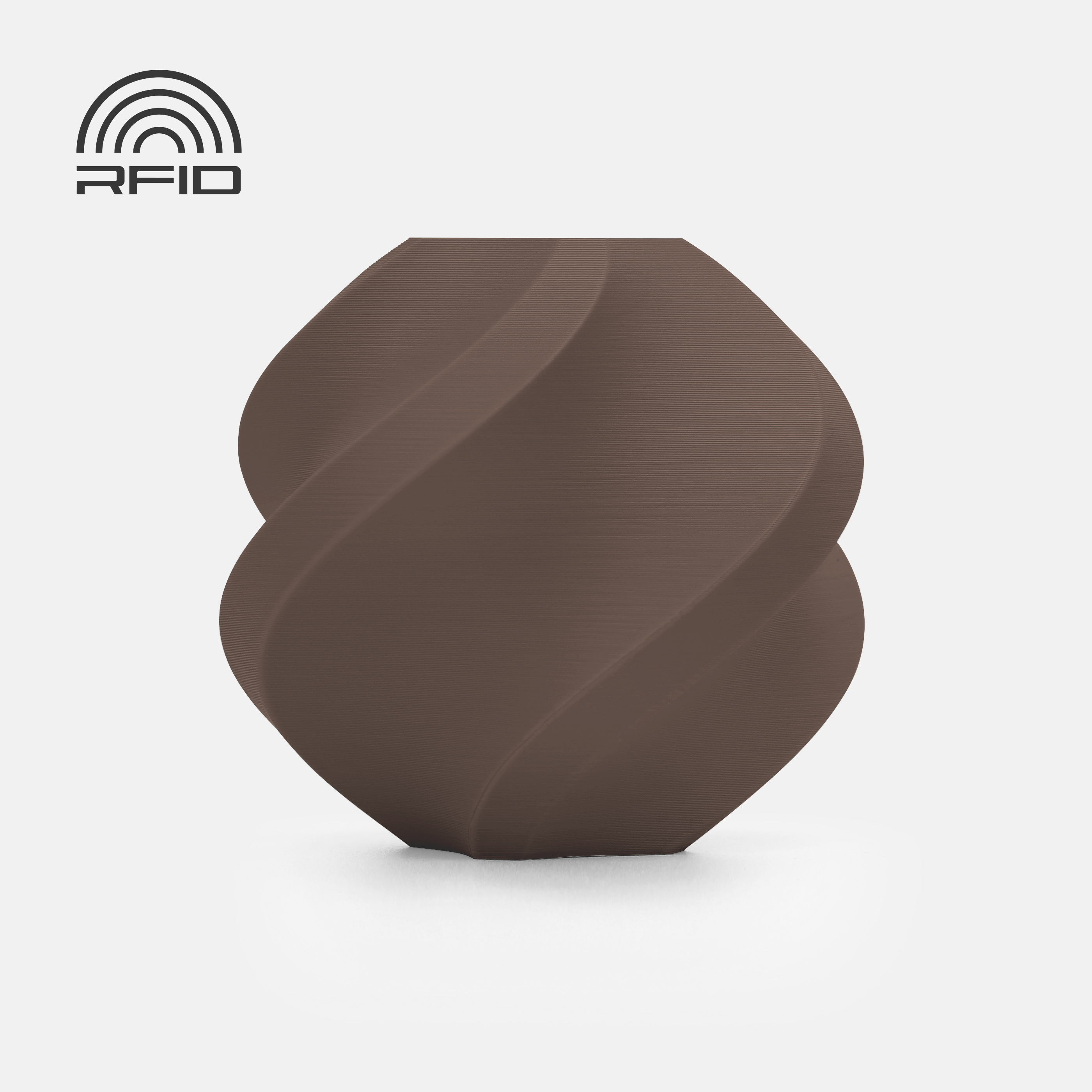 PLA Matte Dark Brown Filament /No Spool