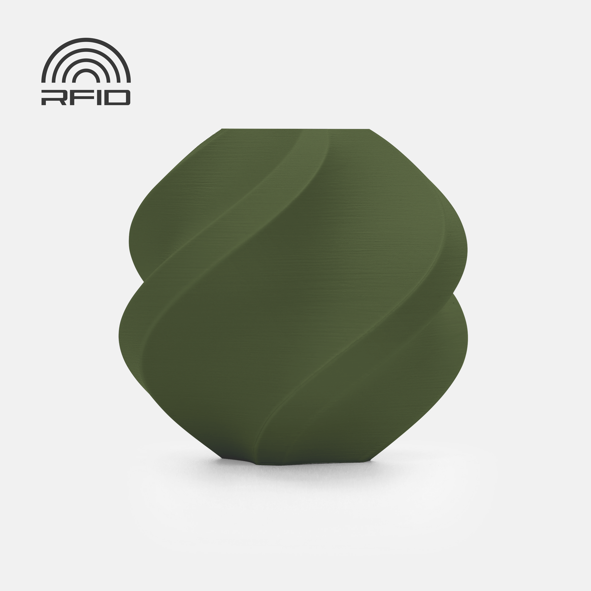 PLA Matte Dark Green w/ no Spool