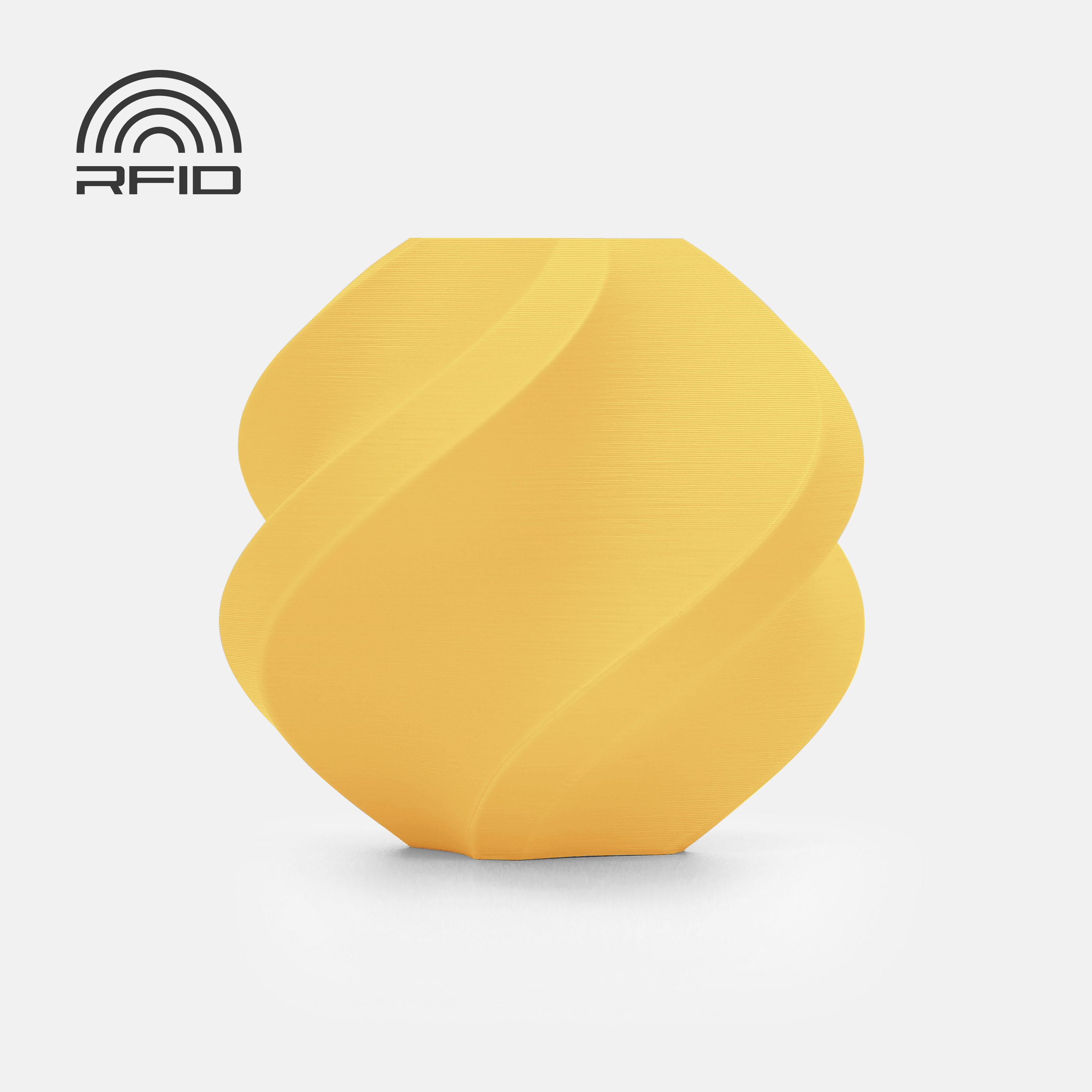 PLA Matte Lemon Yellow Filament Refill /No Spool