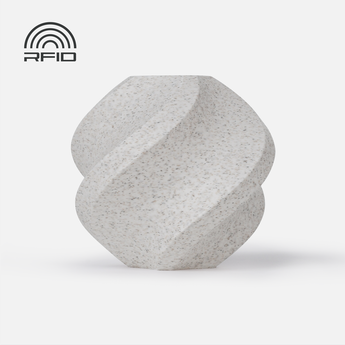 PLA Marble w/ spool White Marble