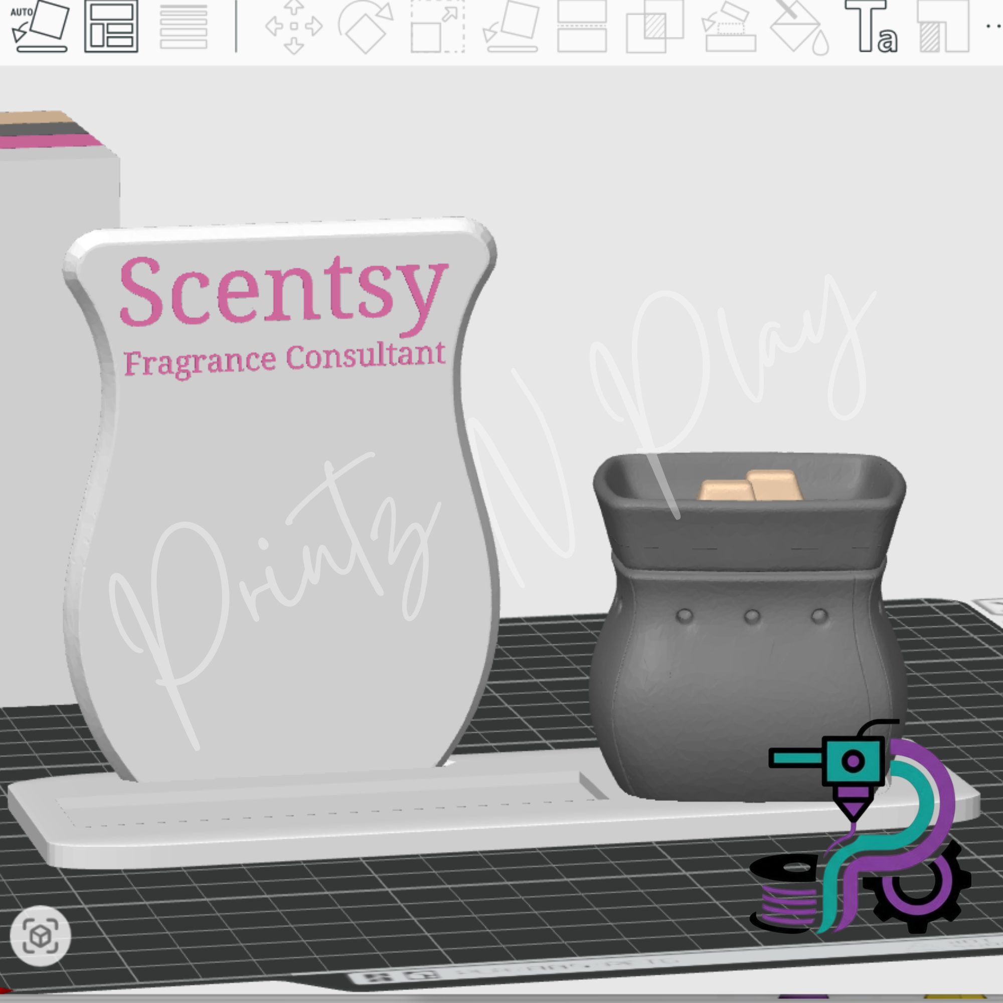 ✨ Scentsy Business Card Holder – 3D Print File (Digital Download) ✨
