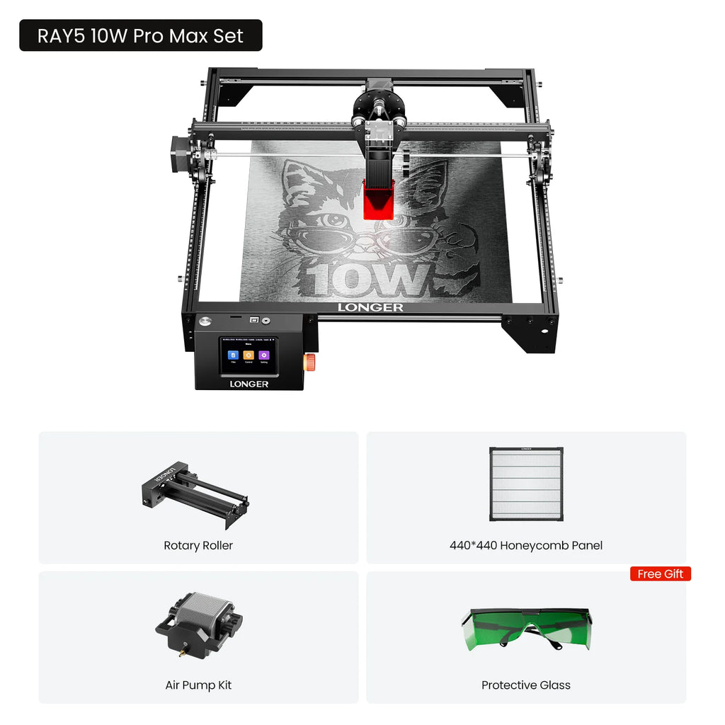 Longer Ray5 10w Diode Laser Engraver Pro Max Set