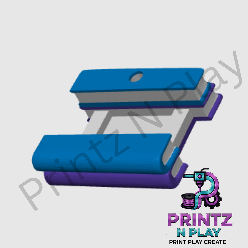 Tangle Tamer Hitch Clip — 3MF Digital File Download (3D Print Ready)