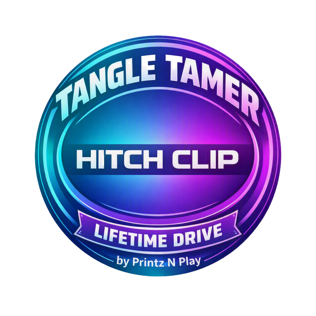 Tangle Tamer Hitch Clip — 3MF Digital File Download (3D Print Ready)
