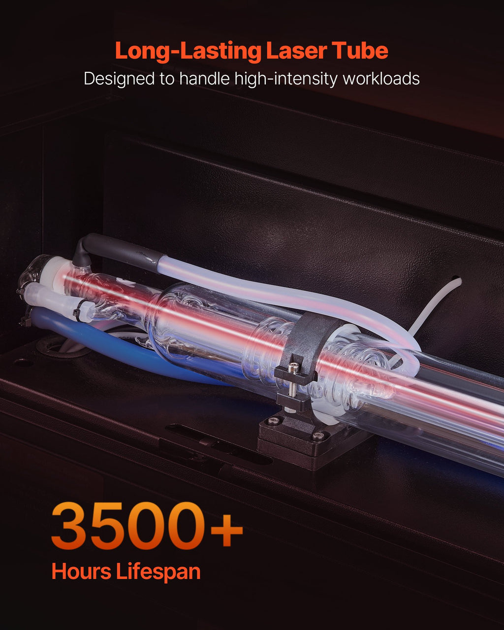 VEVOR 50W CO2 Laser Engraver, 20 x 12 in, CO2 Laser Engraver Cutter Machine with 4 Way Pass Air Assist, Engraving Cutting Machine, Compatible with LightBurn CorelDRAW RDWorks, for Wood Acrylic Glass