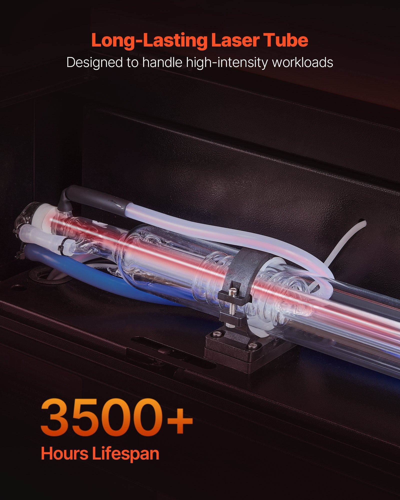 VEVOR 50W CO2 Laser Engraver, 20 x 12 in, CO2 Laser Engraver Cutter Machine with 4 Way Pass Air Assist, Engraving Cutting Machine, Compatible with LightBurn CorelDRAW RDWorks, for Wood Acrylic Glass