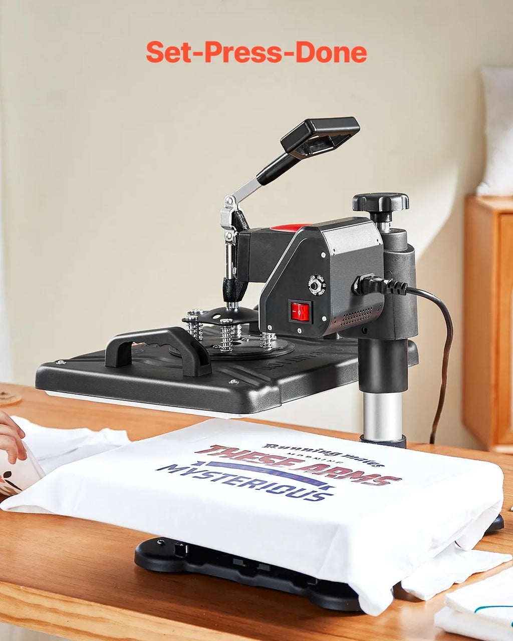 VEVOR Heat Press, 5 in 1 Heat Press 12x15 Machine Machine, Digital Precise Temperature Control, Clamshell Sublimation Transfer Printer Fast Heat-up, Vinyl Heat Press for Mug Cup T-Shirt Plate, 900W