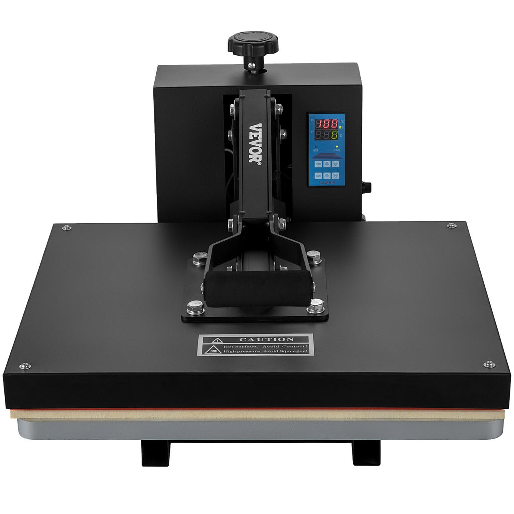 VEVOR Heat Press 16x20, 1700W Power Heat Press Machine, Fast Heating, High Pressure Heat Press Machine for T-Shirt, Digital Industrial Sublimation Printer for Heat Transfer Vinyl, Easy to Use, Black