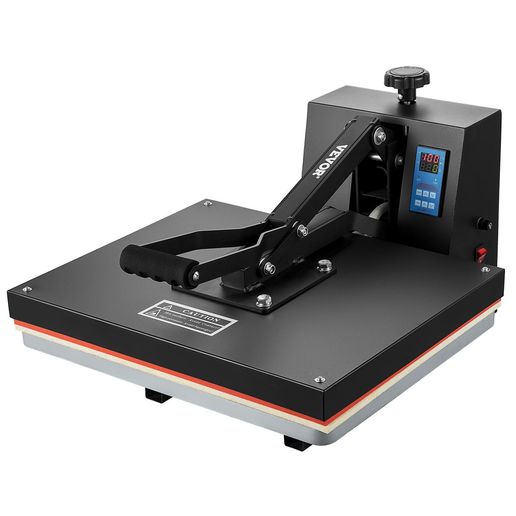 VEVOR Heat Press 16x20, 1700W Power Heat Press Machine, Fast Heating, High Pressure Heat Press Machine for T-Shirt, Digital Industrial Sublimation Printer for Heat Transfer Vinyl, Easy to Use, Black